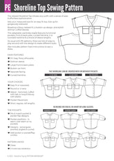Shoreline | Dolman Top PDF Sewing Pattern